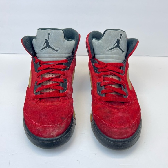 Nike Air Jordan 5 Retro 'Raging Bull' 2021  DD0587-600 Shoes LEGIT Men’s Sz 10.5 - Picture 2 of 8